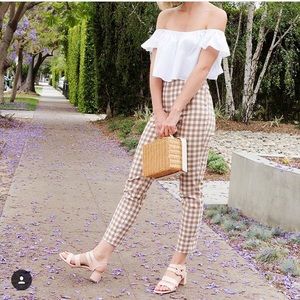 Zara gingham pants